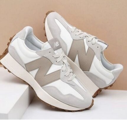 New Balance 327 Blanco Y Beje